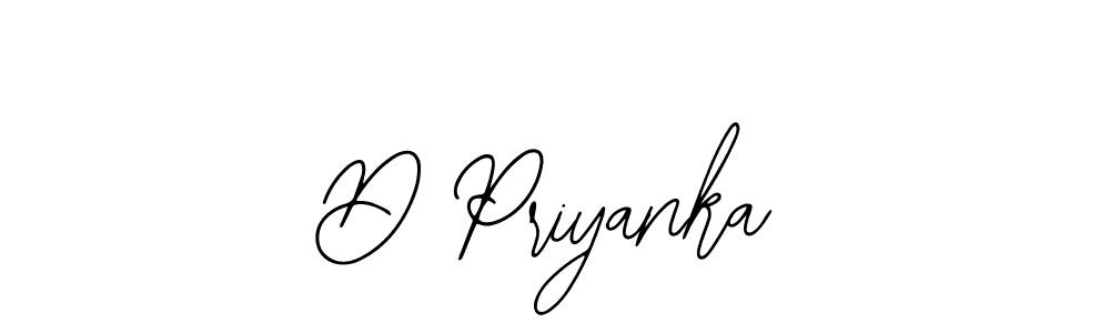 How to make D Priyanka signature? Bearetta-2O07w is a professional autograph style. Create handwritten signature for D Priyanka name. D Priyanka signature style 12 images and pictures png