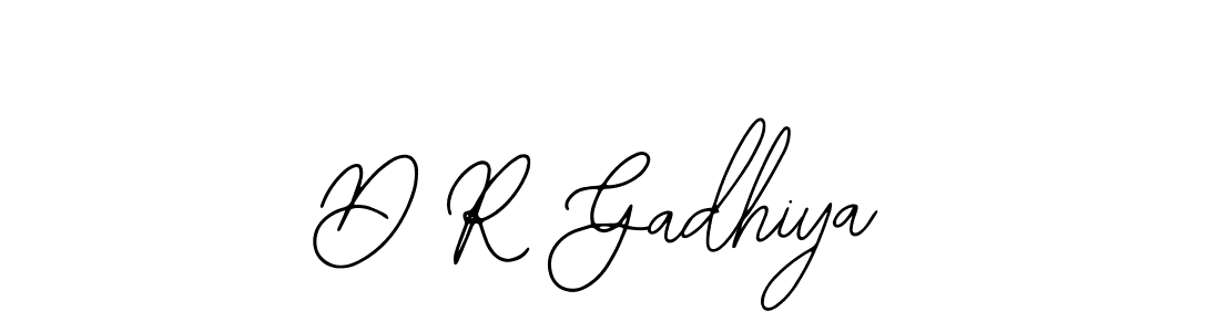 Similarly Bearetta-2O07w is the best handwritten signature design. Signature creator online .You can use it as an online autograph creator for name D R Gadhiya. D R Gadhiya signature style 12 images and pictures png