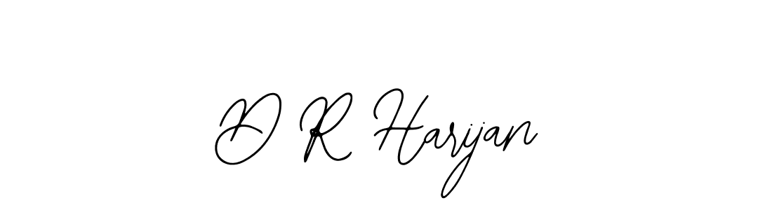 Create a beautiful signature design for name D R Harijan. With this signature (Bearetta-2O07w) fonts, you can make a handwritten signature for free. D R Harijan signature style 12 images and pictures png