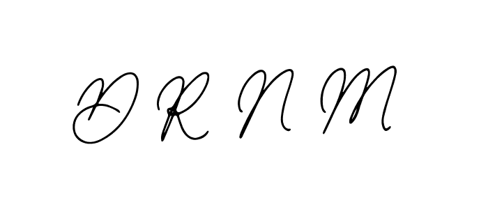 D R N M stylish signature style. Best Handwritten Sign (Bearetta-2O07w) for my name. Handwritten Signature Collection Ideas for my name D R N M. D R N M signature style 12 images and pictures png
