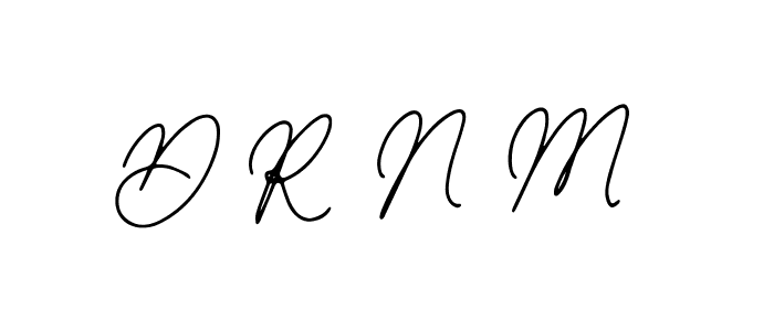 Create a beautiful signature design for name D R N M. With this signature (Bearetta-2O07w) fonts, you can make a handwritten signature for free. D R N M signature style 12 images and pictures png
