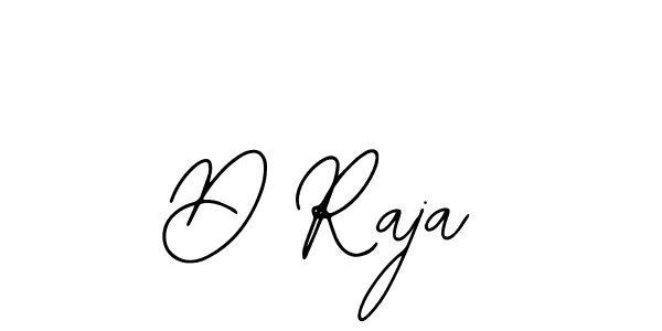 How to make D Raja name signature. Use Bearetta-2O07w style for creating short signs online. This is the latest handwritten sign. D Raja signature style 12 images and pictures png