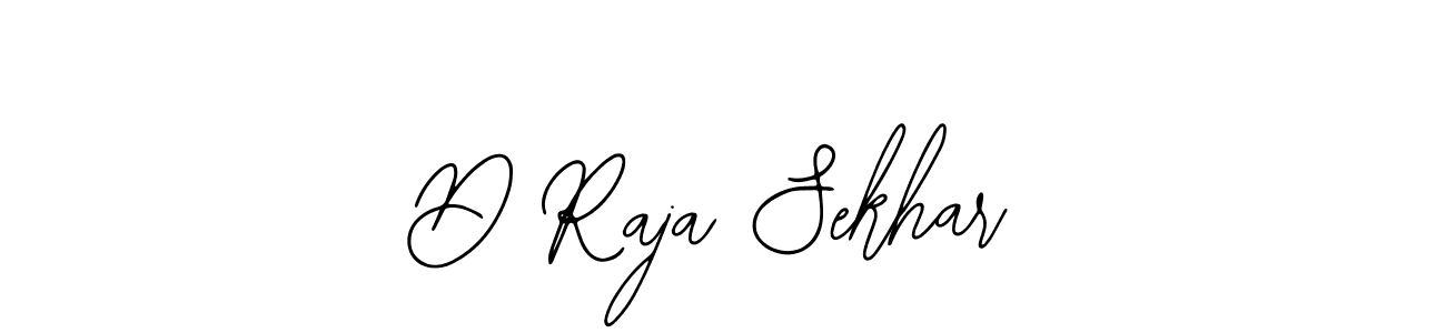 How to make D Raja Sekhar name signature. Use Bearetta-2O07w style for creating short signs online. This is the latest handwritten sign. D Raja Sekhar signature style 12 images and pictures png