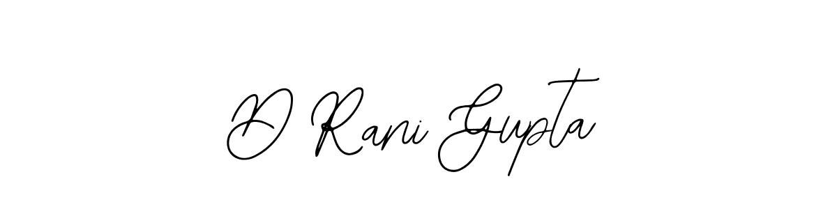 if you are searching for the best signature style for your name D Rani Gupta. so please give up your signature search. here we have designed multiple signature styles  using Bearetta-2O07w. D Rani Gupta signature style 12 images and pictures png