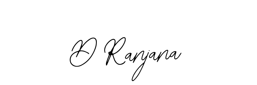 You should practise on your own different ways (Bearetta-2O07w) to write your name (D Ranjana) in signature. don't let someone else do it for you. D Ranjana signature style 12 images and pictures png