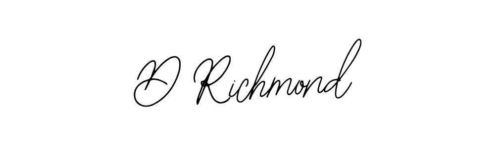 Use a signature maker to create a handwritten signature online. With this signature software, you can design (Bearetta-2O07w) your own signature for name D Richmond. D Richmond signature style 12 images and pictures png