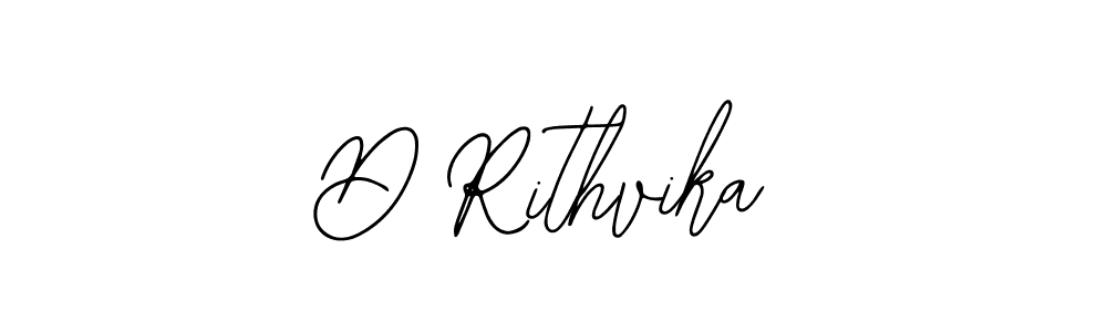 Design your own signature with our free online signature maker. With this signature software, you can create a handwritten (Bearetta-2O07w) signature for name D Rithvika. D Rithvika signature style 12 images and pictures png