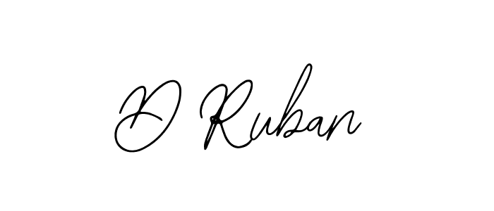 Use a signature maker to create a handwritten signature online. With this signature software, you can design (Bearetta-2O07w) your own signature for name D Ruban. D Ruban signature style 12 images and pictures png