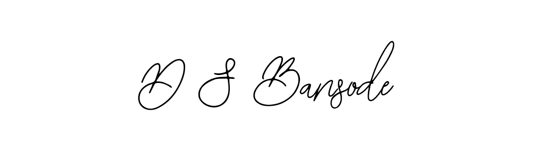 How to make D S Bansode signature? Bearetta-2O07w is a professional autograph style. Create handwritten signature for D S Bansode name. D S Bansode signature style 12 images and pictures png