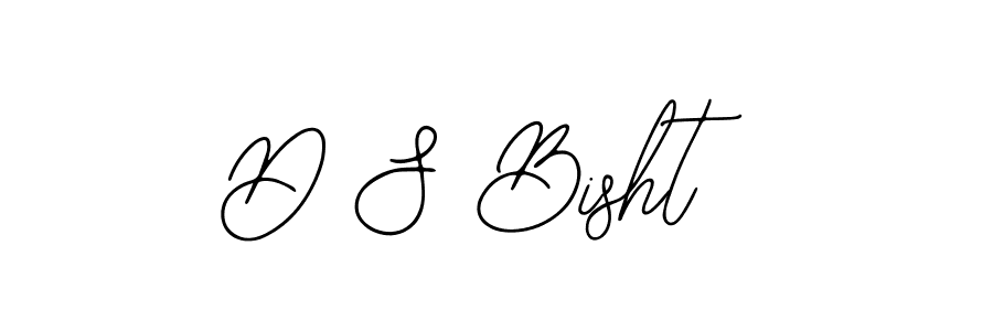 Make a beautiful signature design for name D S Bisht. With this signature (Bearetta-2O07w) style, you can create a handwritten signature for free. D S Bisht signature style 12 images and pictures png