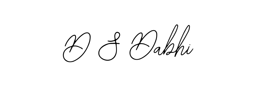 Design your own signature with our free online signature maker. With this signature software, you can create a handwritten (Bearetta-2O07w) signature for name D S Dabhi. D S Dabhi signature style 12 images and pictures png