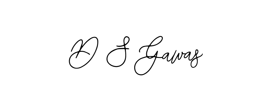 Make a beautiful signature design for name D S Gawas. With this signature (Bearetta-2O07w) style, you can create a handwritten signature for free. D S Gawas signature style 12 images and pictures png