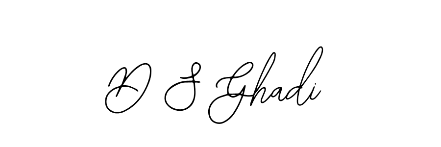 Similarly Bearetta-2O07w is the best handwritten signature design. Signature creator online .You can use it as an online autograph creator for name D S Ghadi. D S Ghadi signature style 12 images and pictures png