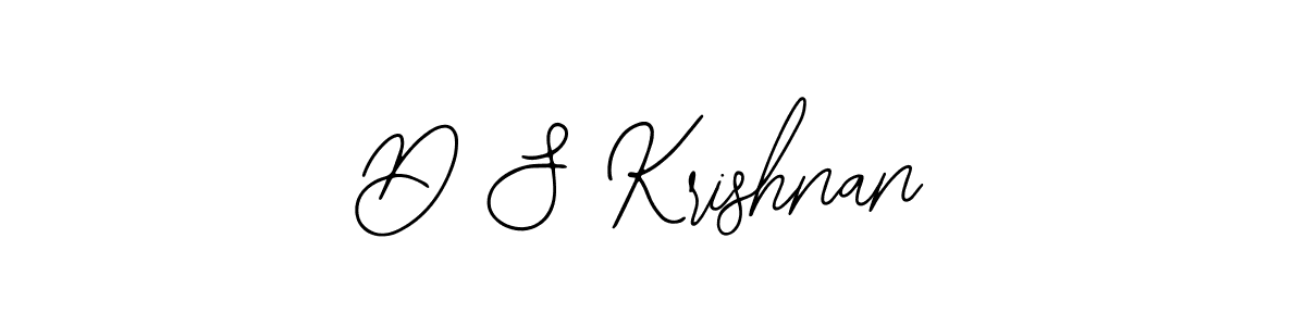 D S Krishnan stylish signature style. Best Handwritten Sign (Bearetta-2O07w) for my name. Handwritten Signature Collection Ideas for my name D S Krishnan. D S Krishnan signature style 12 images and pictures png