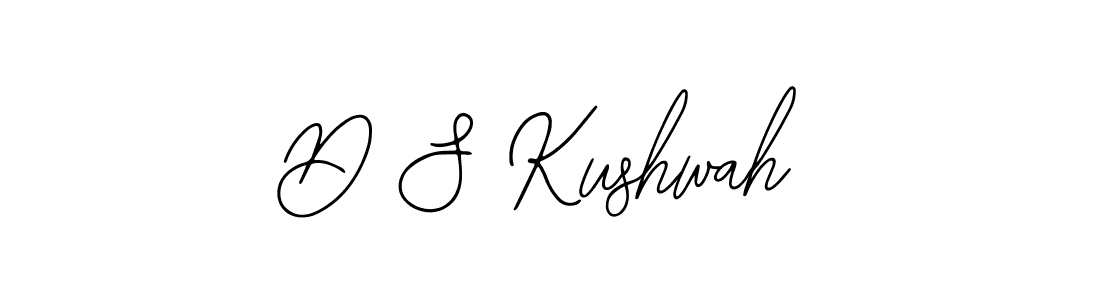 Design your own signature with our free online signature maker. With this signature software, you can create a handwritten (Bearetta-2O07w) signature for name D S Kushwah. D S Kushwah signature style 12 images and pictures png