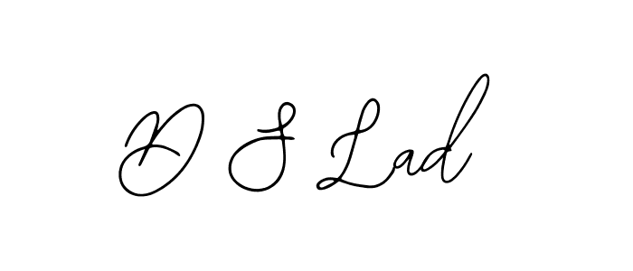 D S Lad stylish signature style. Best Handwritten Sign (Bearetta-2O07w) for my name. Handwritten Signature Collection Ideas for my name D S Lad. D S Lad signature style 12 images and pictures png