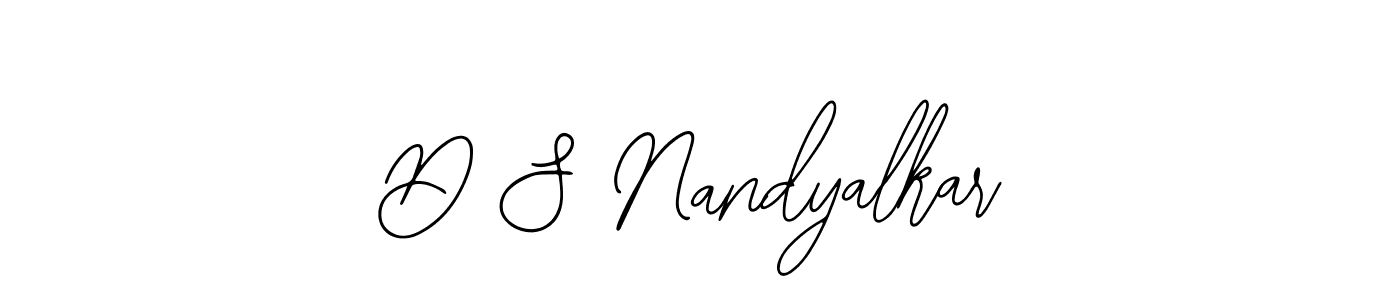 It looks lik you need a new signature style for name D S Nandyalkar. Design unique handwritten (Bearetta-2O07w) signature with our free signature maker in just a few clicks. D S Nandyalkar signature style 12 images and pictures png