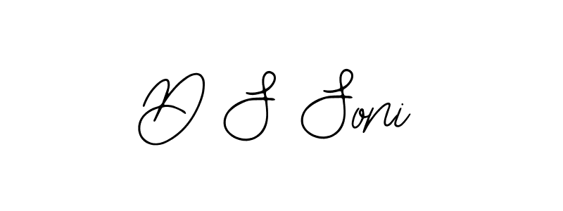 Bearetta-2O07w is a professional signature style that is perfect for those who want to add a touch of class to their signature. It is also a great choice for those who want to make their signature more unique. Get D S Soni name to fancy signature for free. D S Soni signature style 12 images and pictures png