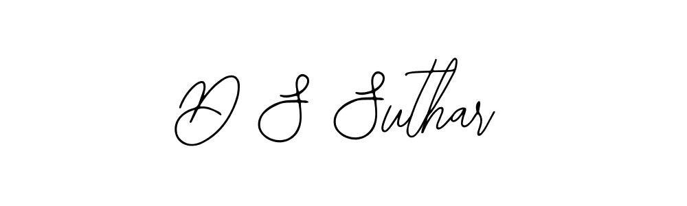 if you are searching for the best signature style for your name D S Suthar. so please give up your signature search. here we have designed multiple signature styles  using Bearetta-2O07w. D S Suthar signature style 12 images and pictures png