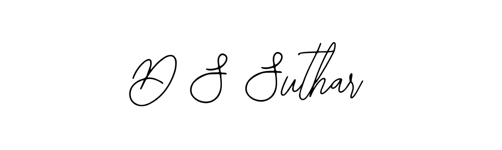 Use a signature maker to create a handwritten signature online. With this signature software, you can design (Bearetta-2O07w) your own signature for name D S Suthar. D S Suthar signature style 12 images and pictures png