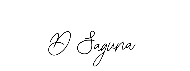 Also we have D Saguna name is the best signature style. Create professional handwritten signature collection using Bearetta-2O07w autograph style. D Saguna signature style 12 images and pictures png