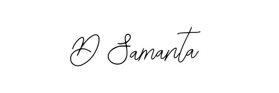 D Samanta stylish signature style. Best Handwritten Sign (Bearetta-2O07w) for my name. Handwritten Signature Collection Ideas for my name D Samanta. D Samanta signature style 12 images and pictures png