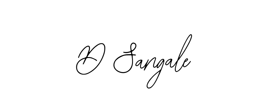 D Sangale stylish signature style. Best Handwritten Sign (Bearetta-2O07w) for my name. Handwritten Signature Collection Ideas for my name D Sangale. D Sangale signature style 12 images and pictures png