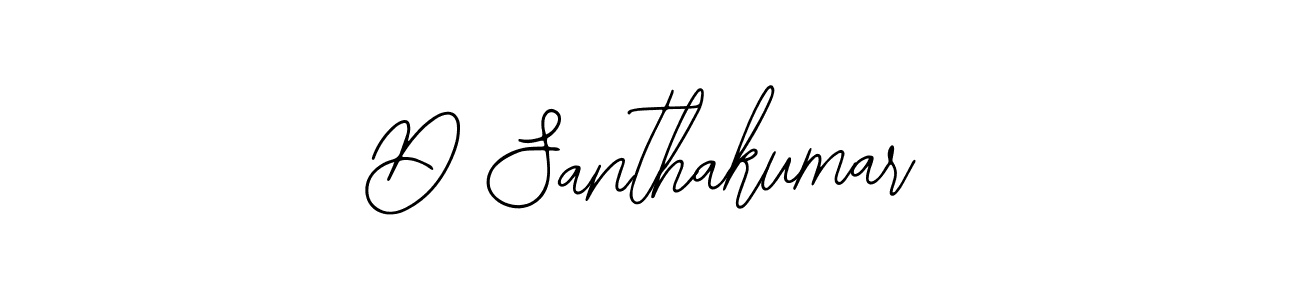 Create a beautiful signature design for name D Santhakumar. With this signature (Bearetta-2O07w) fonts, you can make a handwritten signature for free. D Santhakumar signature style 12 images and pictures png