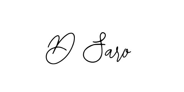 Also we have D Saro name is the best signature style. Create professional handwritten signature collection using Bearetta-2O07w autograph style. D Saro signature style 12 images and pictures png