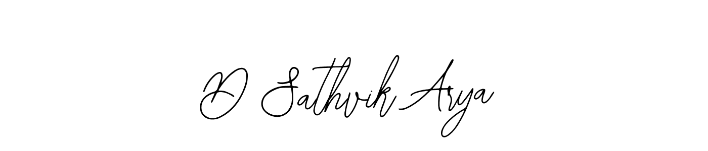 D Sathvik Arya stylish signature style. Best Handwritten Sign (Bearetta-2O07w) for my name. Handwritten Signature Collection Ideas for my name D Sathvik Arya. D Sathvik Arya signature style 12 images and pictures png