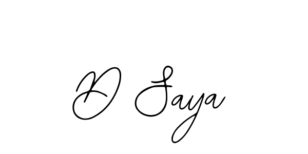 You can use this online signature creator to create a handwritten signature for the name D Saya. This is the best online autograph maker. D Saya signature style 12 images and pictures png