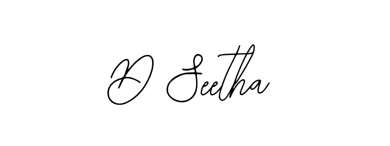 D Seetha stylish signature style. Best Handwritten Sign (Bearetta-2O07w) for my name. Handwritten Signature Collection Ideas for my name D Seetha. D Seetha signature style 12 images and pictures png