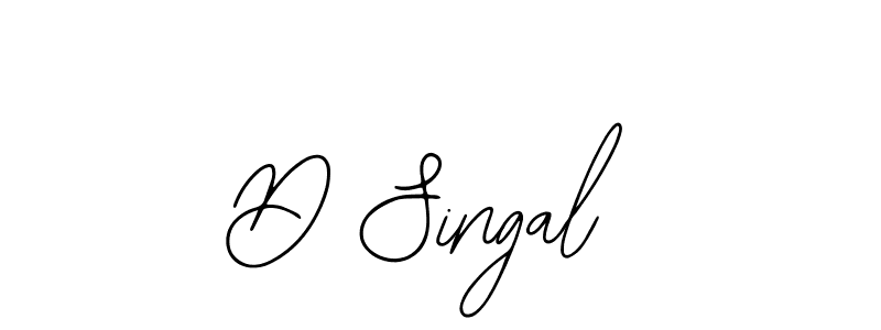 if you are searching for the best signature style for your name D Singal. so please give up your signature search. here we have designed multiple signature styles  using Bearetta-2O07w. D Singal signature style 12 images and pictures png