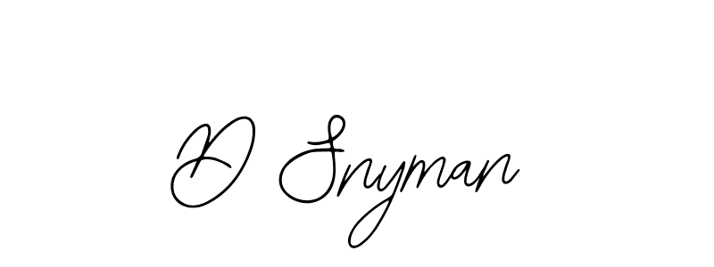 The best way (Bearetta-2O07w) to make a short signature is to pick only two or three words in your name. The name D Snyman include a total of six letters. For converting this name. D Snyman signature style 12 images and pictures png