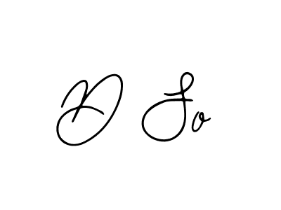 How to make D So name signature. Use Bearetta-2O07w style for creating short signs online. This is the latest handwritten sign. D So signature style 12 images and pictures png