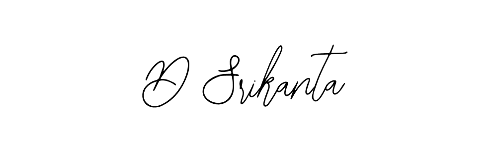 Create a beautiful signature design for name D Srikanta. With this signature (Bearetta-2O07w) fonts, you can make a handwritten signature for free. D Srikanta signature style 12 images and pictures png