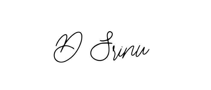 How to make D Srinu signature? Bearetta-2O07w is a professional autograph style. Create handwritten signature for D Srinu name. D Srinu signature style 12 images and pictures png