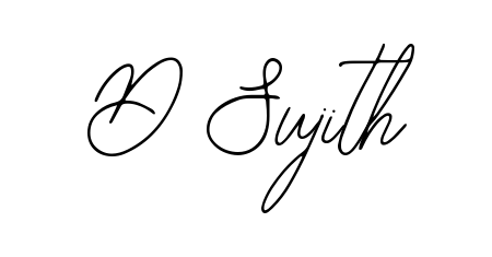 Bearetta-2O07w is a professional signature style that is perfect for those who want to add a touch of class to their signature. Get D Sujith name fancy signature for free. D Sujith signature style 12 images and pictures png