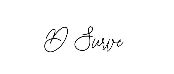 Also we have D Surve name is the best signature style. Create professional handwritten signature collection using Bearetta-2O07w autograph style. D Surve signature style 12 images and pictures png