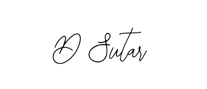 How to Draw D Sutar signature style? Bearetta-2O07w is a latest design signature styles for name D Sutar. D Sutar signature style 12 images and pictures png