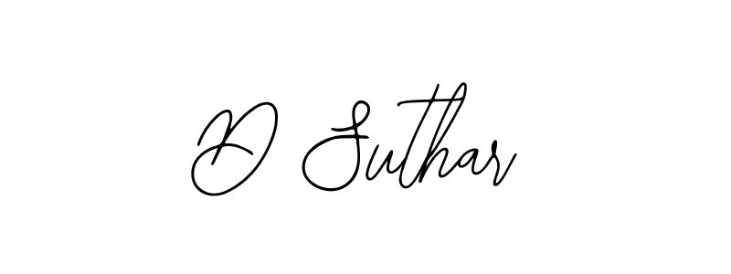 D Suthar stylish signature style. Best Handwritten Sign (Bearetta-2O07w) for my name. Handwritten Signature Collection Ideas for my name D Suthar. D Suthar signature style 12 images and pictures png