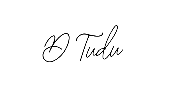 You should practise on your own different ways (Bearetta-2O07w) to write your name (D Tudu) in signature. don't let someone else do it for you. D Tudu signature style 12 images and pictures png