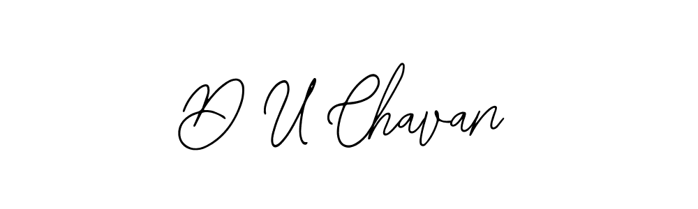 Also You can easily find your signature by using the search form. We will create D U Chavan name handwritten signature images for you free of cost using Bearetta-2O07w sign style. D U Chavan signature style 12 images and pictures png