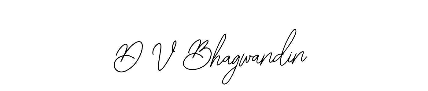 Design your own signature with our free online signature maker. With this signature software, you can create a handwritten (Bearetta-2O07w) signature for name D V Bhagwandin. D V Bhagwandin signature style 12 images and pictures png