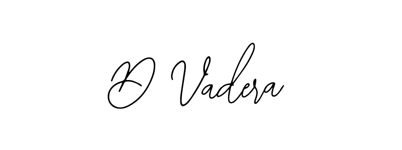 Design your own signature with our free online signature maker. With this signature software, you can create a handwritten (Bearetta-2O07w) signature for name D Vadera. D Vadera signature style 12 images and pictures png