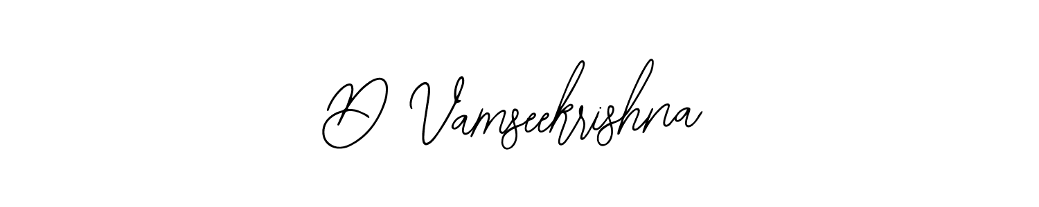 Create a beautiful signature design for name D Vamseekrishna. With this signature (Bearetta-2O07w) fonts, you can make a handwritten signature for free. D Vamseekrishna signature style 12 images and pictures png