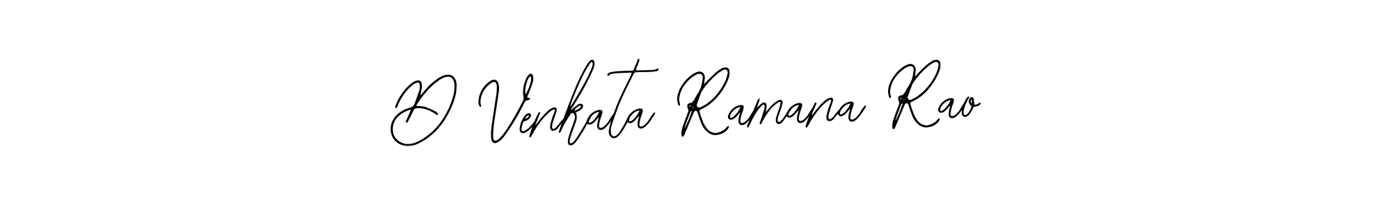 Create a beautiful signature design for name D Venkata Ramana Rao. With this signature (Bearetta-2O07w) fonts, you can make a handwritten signature for free. D Venkata Ramana Rao signature style 12 images and pictures png