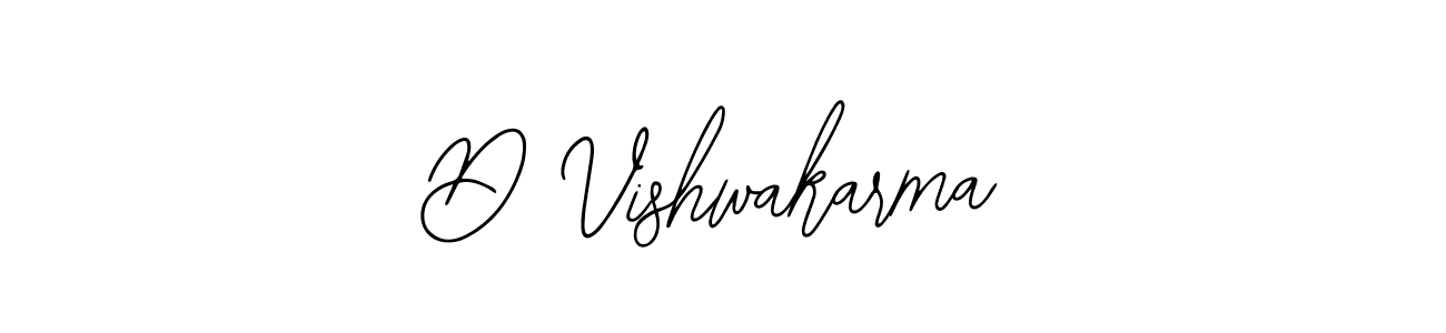 You should practise on your own different ways (Bearetta-2O07w) to write your name (D Vishwakarma) in signature. don't let someone else do it for you. D Vishwakarma signature style 12 images and pictures png