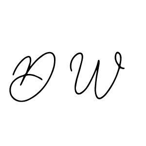 Use a signature maker to create a handwritten signature online. With this signature software, you can design (Bearetta-2O07w) your own signature for name D W. D W signature style 12 images and pictures png