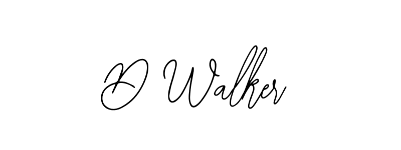 Use a signature maker to create a handwritten signature online. With this signature software, you can design (Bearetta-2O07w) your own signature for name D Walker. D Walker signature style 12 images and pictures png